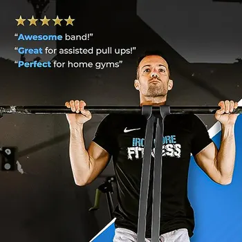 Вспомогательный бандаж для подтягивания весом 115 фунтов, Эспандер, Тренировочный бандаж для растяжки тела, пауэрлифтинга, силовых тренировок