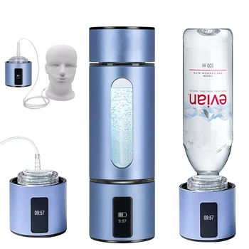 Генератор богатого водорода, стакан для воды, фильтр, ионизатор, портативная бутылка для обогащенной водородом воды, аппарат для ингаляции водорода