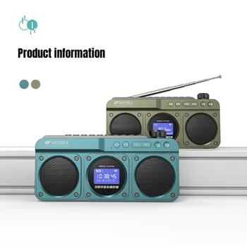 Двойной динамик Shanshui F28 для пожилых людей, выделенный для зарядки текстов песен Bluetooth аудио встроенный проигрыватель песен FM FM TF карта USB накопитель pl