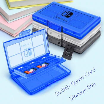 Держатель Для Хранения Игровых Карт 12В1, Чехол Для Карт Памяти Micro SD, Пластиковая Коробка С Магнитными Картриджами Для Nintendo Switch NS OLED Lite