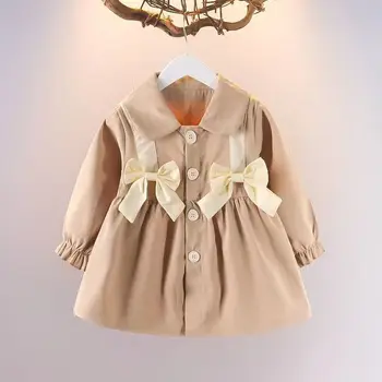 Детская одежда, осенняя верхняя одежда для девочек, детское пальто PDD895