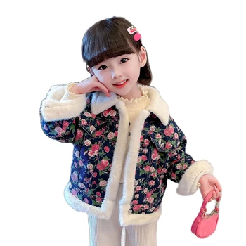 Детский свитер, водолазки с цветочным рисунком для девочек, повседневные детские свитера, весенне-осенняя детская одежда от холода