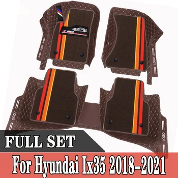 Для Hyundai Ix35 2018 2019 2020 Автомобильные коврики на заказ Водонепроницаемые Коврики Ковры Чехлы Аксессуары для интерьера автомобиля Коврик для приборной панели