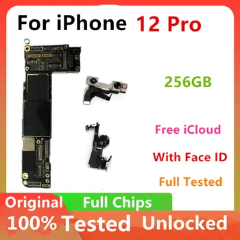 Для iPhone 12 Pro Материнская Плата Чистая Icloud с/без Face ID Основная Логическая Плата Бесплатная Поддержка iCloud Обновление IOS 128 ГБ 256 ГБ 512 Г