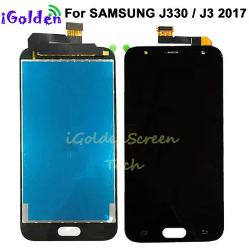 Для SAMSUNG GALAXY J330 LCD J3 2017 Дисплей J330F Сенсорный Экран Дигитайзер В Сборе Запасные Части Для SAMSUNG J330 LCD