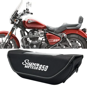 Для Super Meteor 650 2023 Мотоциклетная сумка на руль, водонепроницаемая дорожная сумка для навигации на руле