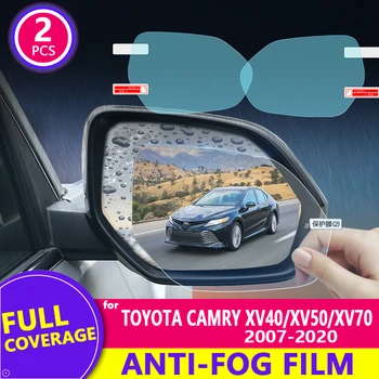 для Toyota Camry XV40 XV50 XV 70 Пленка Для Зеркала заднего Вида HD Противотуманная Защита От Царапин Непромокаемая Наклейка На Автозеркало Автомобильные Аксессуары