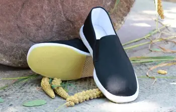 Дышащая хлопчатобумажная обувь ручной работы из ткани боевые искусства ушу тайцзи тайцзи кроссовки дзен лайя обувь шаолиньского монаха кунг-фу обувь