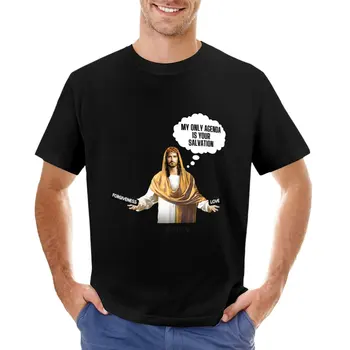 Иисус Христос, моя единственная цель - твое спасение, продвижение прощения и любви, футболки, футболки fruit of the loom, мужские футболки