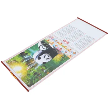 Календарь, Ежемесячный настенный календарь, Подвесной календарь в китайском стиле, Год Дракона, Подвесное украшение календаря