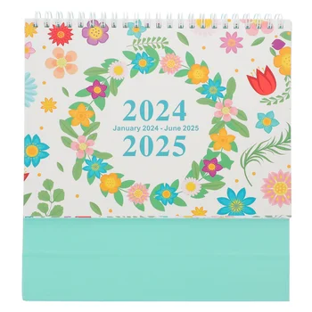 Календарь на 2024 год Настенный Домашний Ежемесячный Офисный С цветами Стол для заметок Ежедневно
