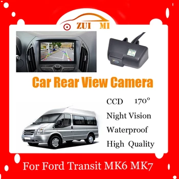 Камера заднего вида заднего вида для Ford Transit MK6 MK7 2000 ~ 2013 Водонепроницаемая резервная парковочная камера ночного видения CCD Full HD