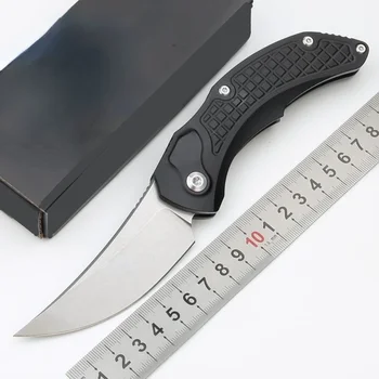 Карманный нож Mict Brachiaa D2 Blade Single Action 6061 Ручка из алюминиевого сплава Тактический охотничий инструмент выживания EDC Подарочные ножи