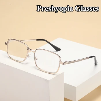 Классические очки для чтения, унисекс, женщины, мужчины, Простые деловые Компьютерные очки для пресбиопии, очки по рецепту с диоптриями