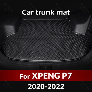 Коврик Для Багажника Автомобиля XPENG P7 2020 2021 2022 Пользовательские Автомобильные Аксессуары Для Украшения Интерьера Автомобиля