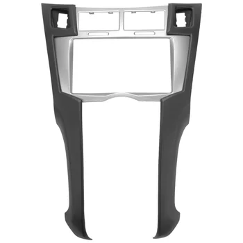 Комплект отделки рамки стереосистемы 2 Din для приборной панели Toyota Yaris Vitz Platz 2005-2011 Установка DVD-плеера, Лицевая панель, фасции