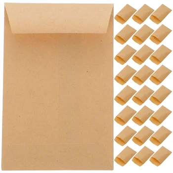 Коричневые маленькие конверты из крафт-бумаги Подарочные карты Конверты для хранения мелких предметов 10-сантиметровая подарочная карта для монет Крафт-бумага