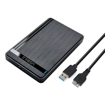 Корпус SSD-USB3.0 Корпус Адаптера жесткого диска для портативных ПК 2,5 дюйма Sata-Последовательный SSD Внешний Мобильный 2,5-дюймовый Жесткий диск Прямая поставка