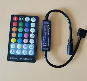 Мини RF 28 Клавиш LED Strip Controller для RGBW/RGBWW 5pin LED Strip Tape Light DC5-24V