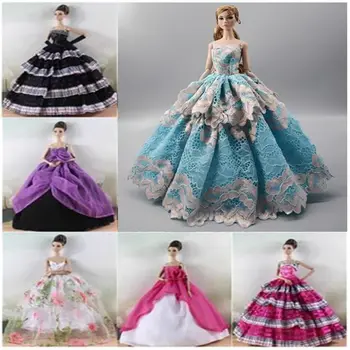 Модное кукольное свадебное платье 2023, новейшая повседневная одежда ручной работы, одежда для вечеринок, аксессуары для кукол, 30-сантиметровая кукла