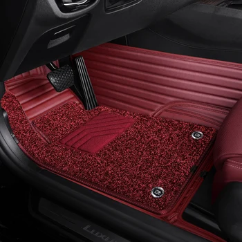 Модные кожаные автомобильные коврики на заказ для BMW G30 2020 2021 2022 Авто высокого класса Аксессуары для интерьера