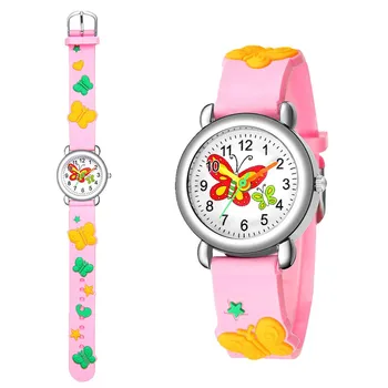 Модные часы с героями мультфильмов для студенток, милые часы с рисунком Для детей, Часы для мальчиков, кварцевые аналоговые наручные часы, подарок на день рождения