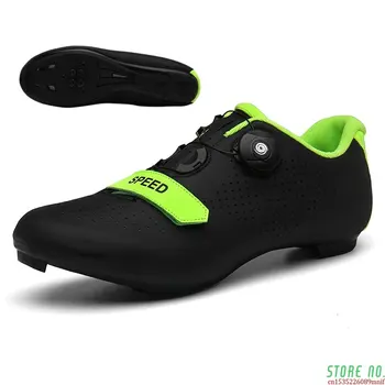 Мужская уличная спортивная обувь для шоссейного велоспорта, женские высококачественные кроссовки для тренировок, мужская нескользящая самоблокирующаяся спортивная велосипедная обувь
