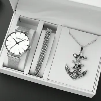 Мужские модные ультратонкие часы, мужской деловой сетчатый ремень из нержавеющей стали, кварцевые наручные часы, мужской повседневный браслет, ожерелье, часы