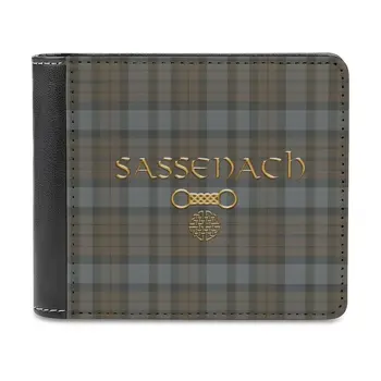 Мужской кошелек из шотландского сассенаха для отдыха и путешествий, легкие портативные кошельки, Короткий мужской кошелек Outlander Sassenach Symbol