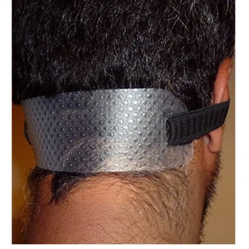 Мужской шаблон для бритья шеи для парикмахерской эпиляции Прямой вырез Шеи Парикмахерский инструмент Для бритья Используйте Эластичную ленту