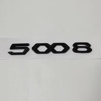 Наклейка с буквенным номером, Яркая Черная наклейка на капот для Peugeot 5008 3008 2008 306 GT LINE в стиле автомобиля Peugeot, наклейка на багажник