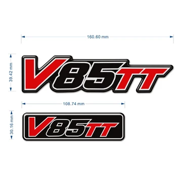 Наклейки Tank Pad Багажник V85TT Для Moto Guzzi V85 TT Защитная Наклейка Багаж Алюминиевые Чехлы Протектор Эмблема Логотип 2019 2020