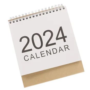 Настольный Календарь на 2024 год Уникальные Календари Декоративное Мини-Настольное Бумажное Украшение Рабочего Стола
