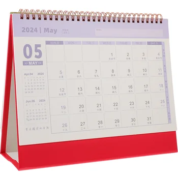 Настольный календарь, офисные украшения для дома, Новогодний перекидной настольный календарь, Портативное ежедневное планирование, Ежемесячный календарь