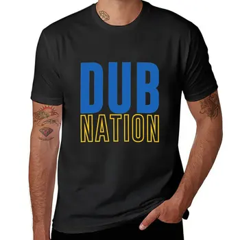 Новая футболка DUB NATION, корейская модная футболка оверсайз, летний топ, графическая футболка, приталенные футболки для мужчин