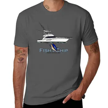 Новая футболка Fish Chip Fairhaven, Массачусетс, быстросохнущая футболка, тройники, мужские футболки с графическим рисунком, большие и высокие