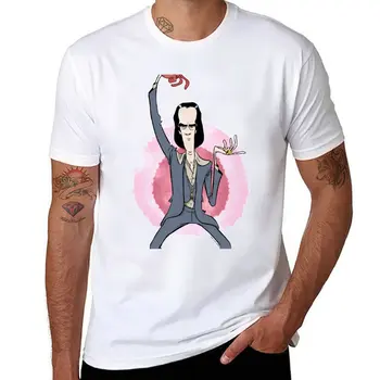 Новая футболка Nick Cave, футболки на заказ, создайте свои собственные летние топы, мужские белые футболки