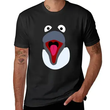 Новая футболка с изображением пингвинов, черная футболка, блузка, мужские футболки