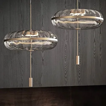 НОВЫЕ подвесные светильники Nordic LED, креативный дизайн, Стеклянные светильники, Подвесной светильник для столовой, Подвесной светильник для гостиной, внутреннее освещение