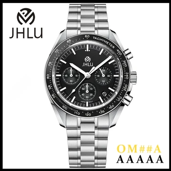Новые часы с сапфировым стеклом, механические часы 904L из нержавеющей стали, водонепроницаемые высококачественные часы JHLU Speedmaster.