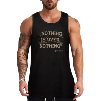 Новый Nothing Is Over Цитата Джона Рэмбо Ретро Винтажная майка Мужская футболка аксессуары для спортзала мужская летняя одежда Мужские товары для спортзала