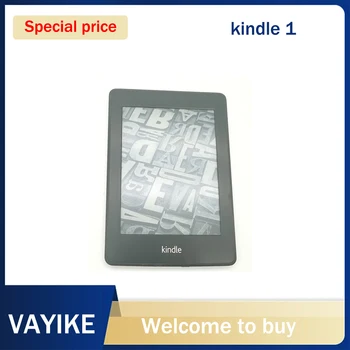 Оригинальная подержанная электронная книга Kindle 1 с подсветкой для ночного чтения e-ink с 6-дюймовым сенсорным экраном Paperwhite 1