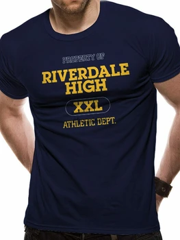 Официальная мужская темно-синяя футболка с логотипом средней школы Ривердейла Southside Serpents