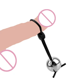 Петушиное кольцо OLO, рукав для пениса, Металлический шарик, Удлинитель для пениса, Увеличитель веса, удлинитель для растяжек, секс-игрушки для мужчин