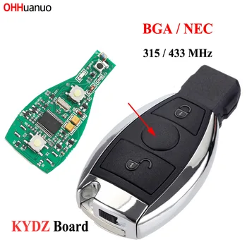 Плата KYDZ 2 Кнопки Smart Key Fob 315 МГц 433 МГц для Mercedes Benz Auto Remote Key Поддержка NEC И BGA 2000 + Года выпуска