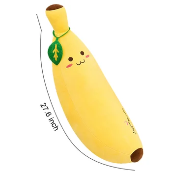 Плюшевая игрушка с банановой начинкой| Пасхальная Банановая Плюшевая Милая фруктовая подушка| Пасхальная Банановая подушка для мальчиков,