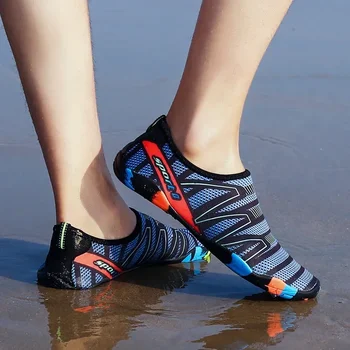 Пляжная водная обувь, быстросохнущие водные тапочки, кроссовки для серфинга босиком, кроссовки для плавания, унисекс, приморская обувь, нескользящие дышащие сандалии