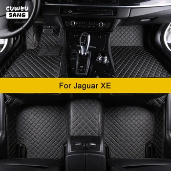 Пользовательские автомобильные коврики CUWEUSANG для Jaguar XE Auto Accessories Коврик для ног