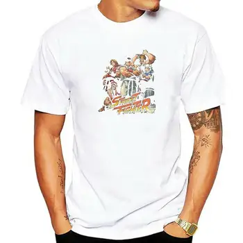 Потрясающие персонажи Street Fighter, Мужская Одежда, Новинка, Мужская Футболка С Коротким рукавом, Модная Уличная Одежда, Повседневные Camisetas Ropa Hombre