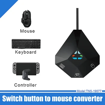 Преобразователь мыши Защита окружающей среды Мобильный геймпад Контроллер Игровая клавиатура Адаптер для PS4/3 Xbox one/360 Switch